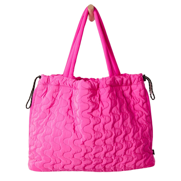 Free People Handbags - Free People FP Movement Carry All Quilted Tote Bag Pink NWT